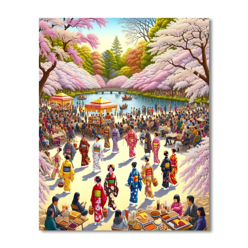 San Francisco Cherry Blossom Festival - United States Paint By Color