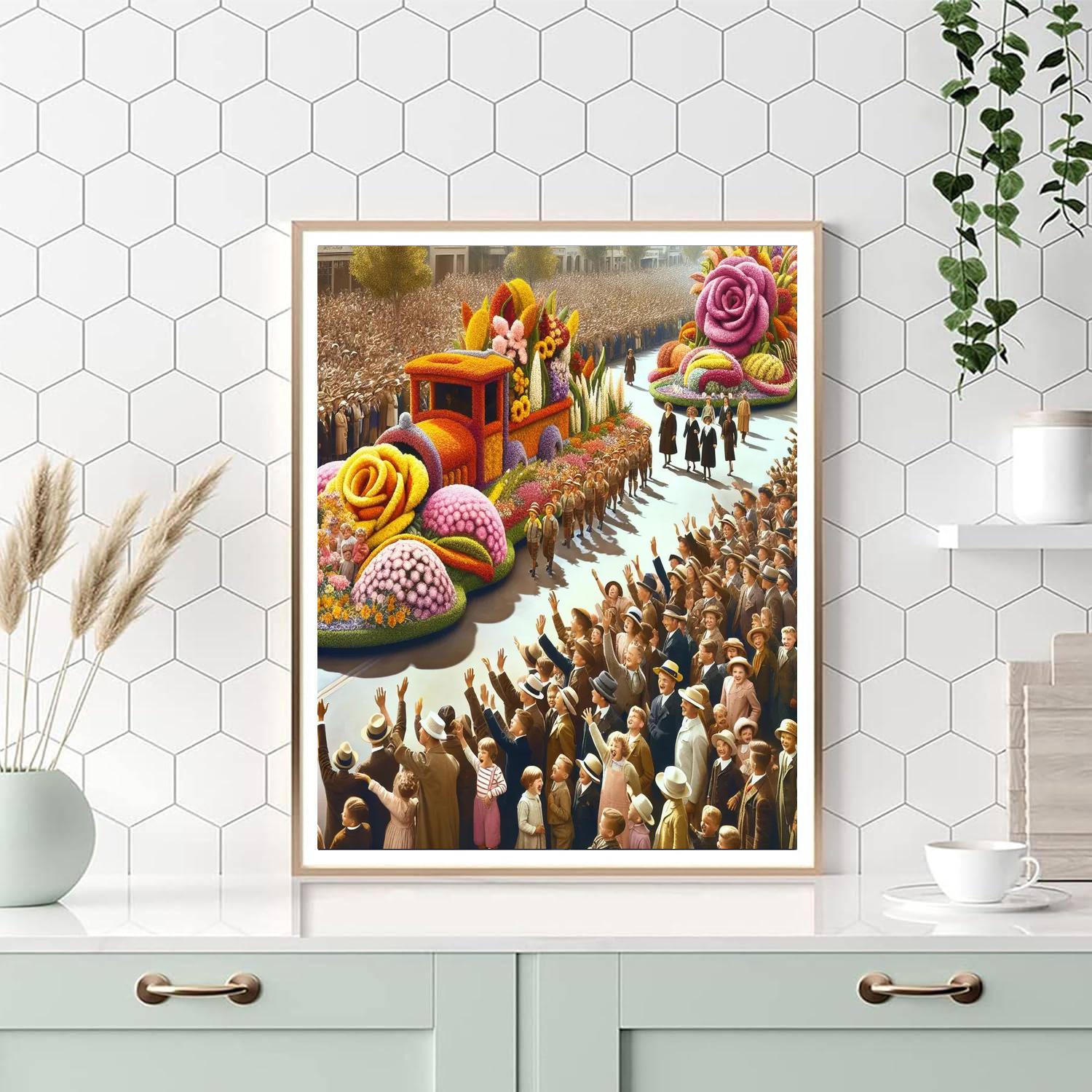 The Carnival Of Flowers Paint By Numbers Kits