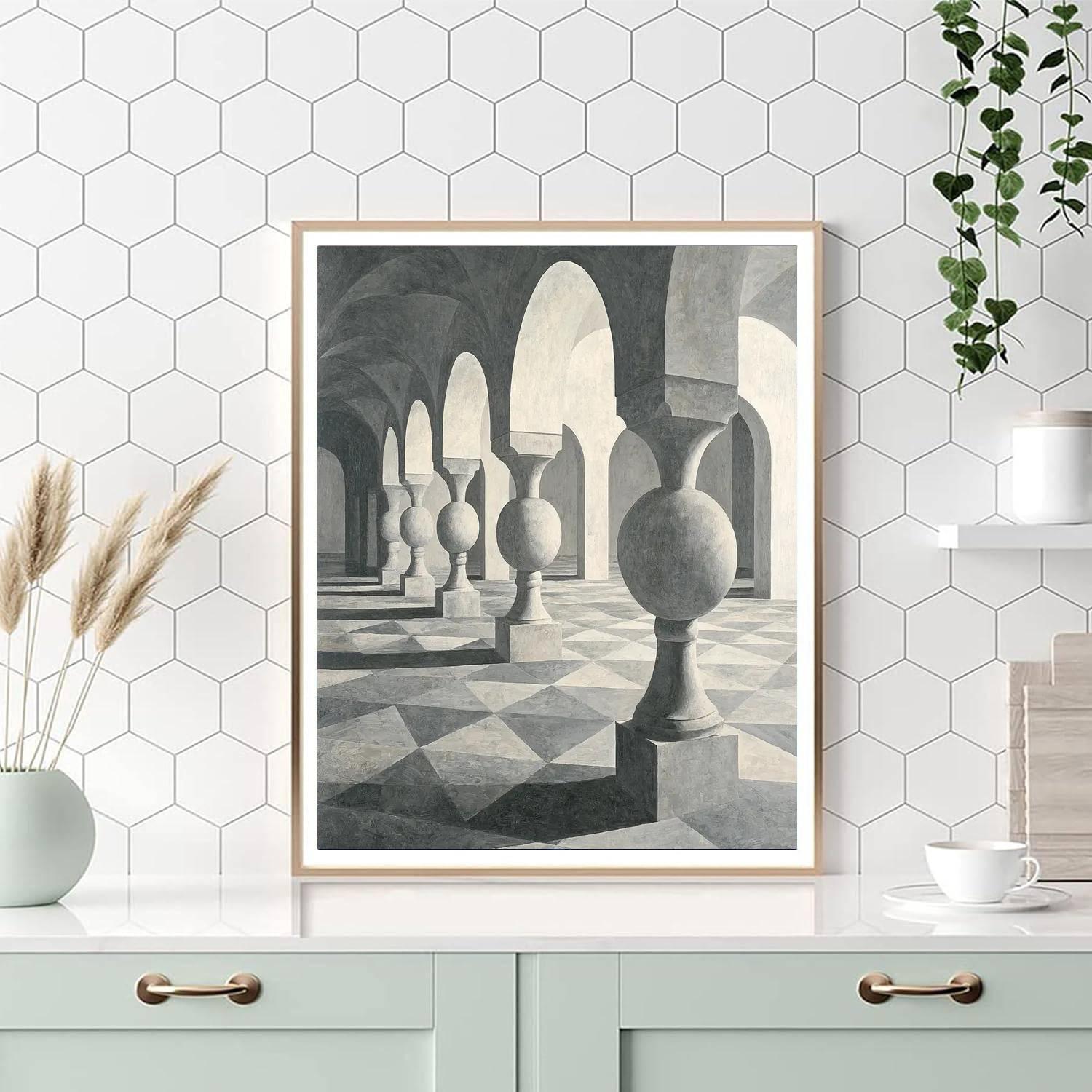 Michelangelo Inspired Sculptural Harmony  Painting Number Kit