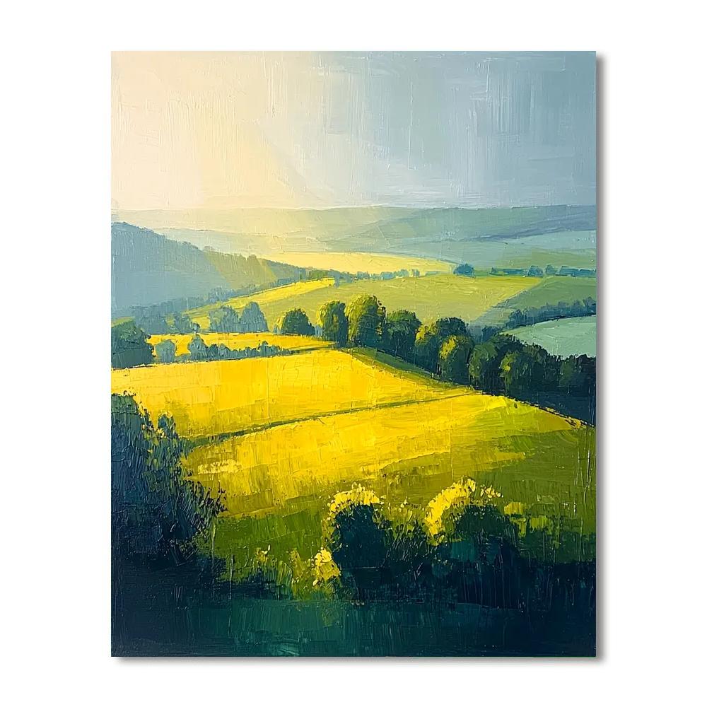 Paul Cézanne Inspired Fields Of Light  Paint By Numbers Kits