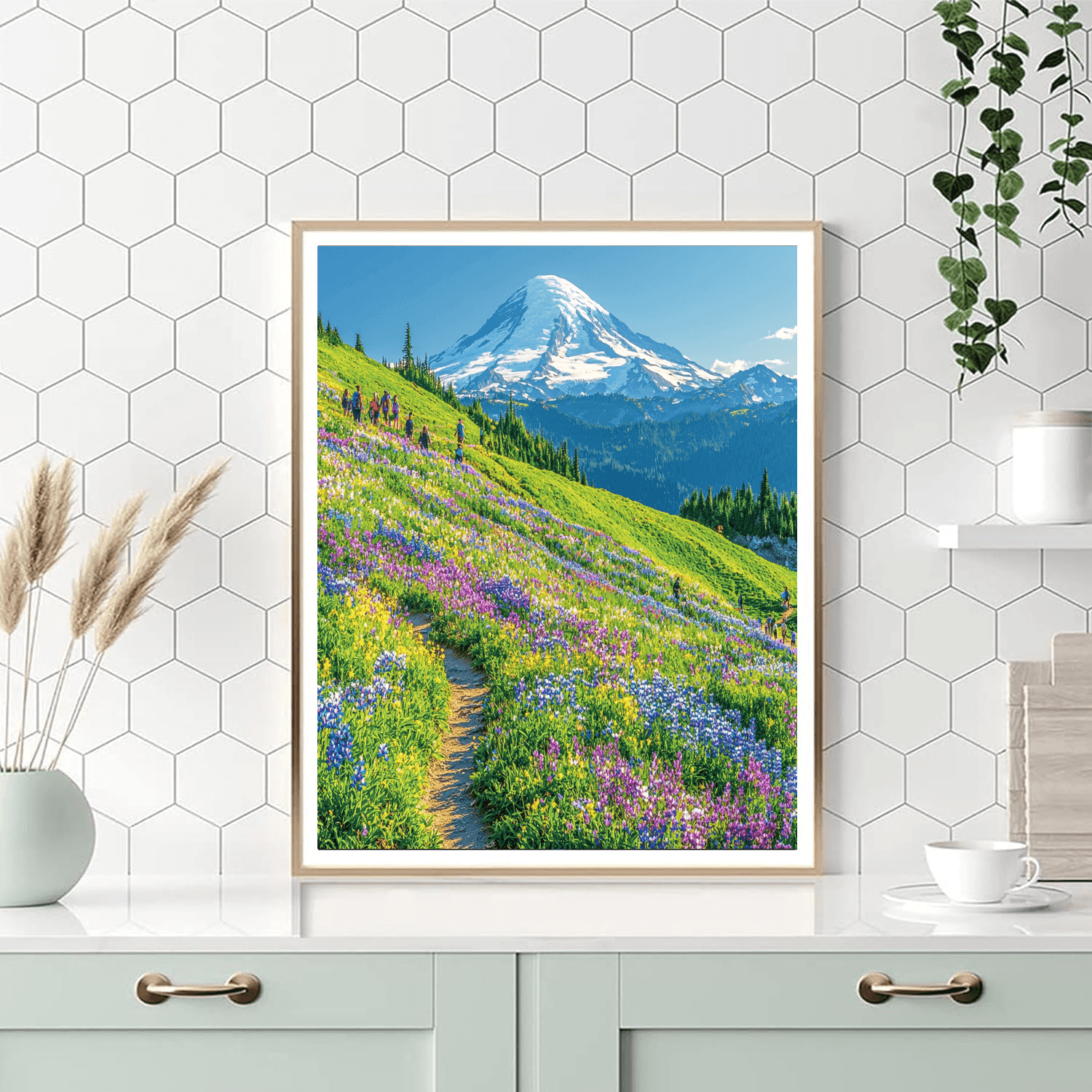 Mount Rainier National Park Numbered Painting Kits