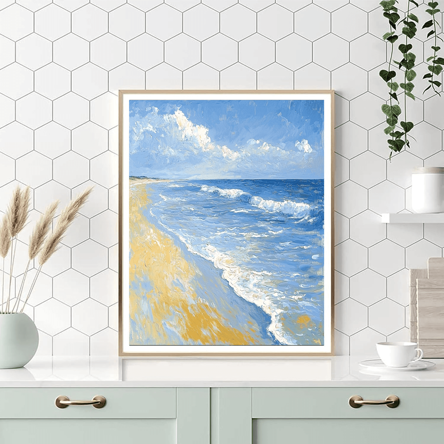 J.M.W. Turner Inspired Shores Of Tranquility  Paint By Numbers