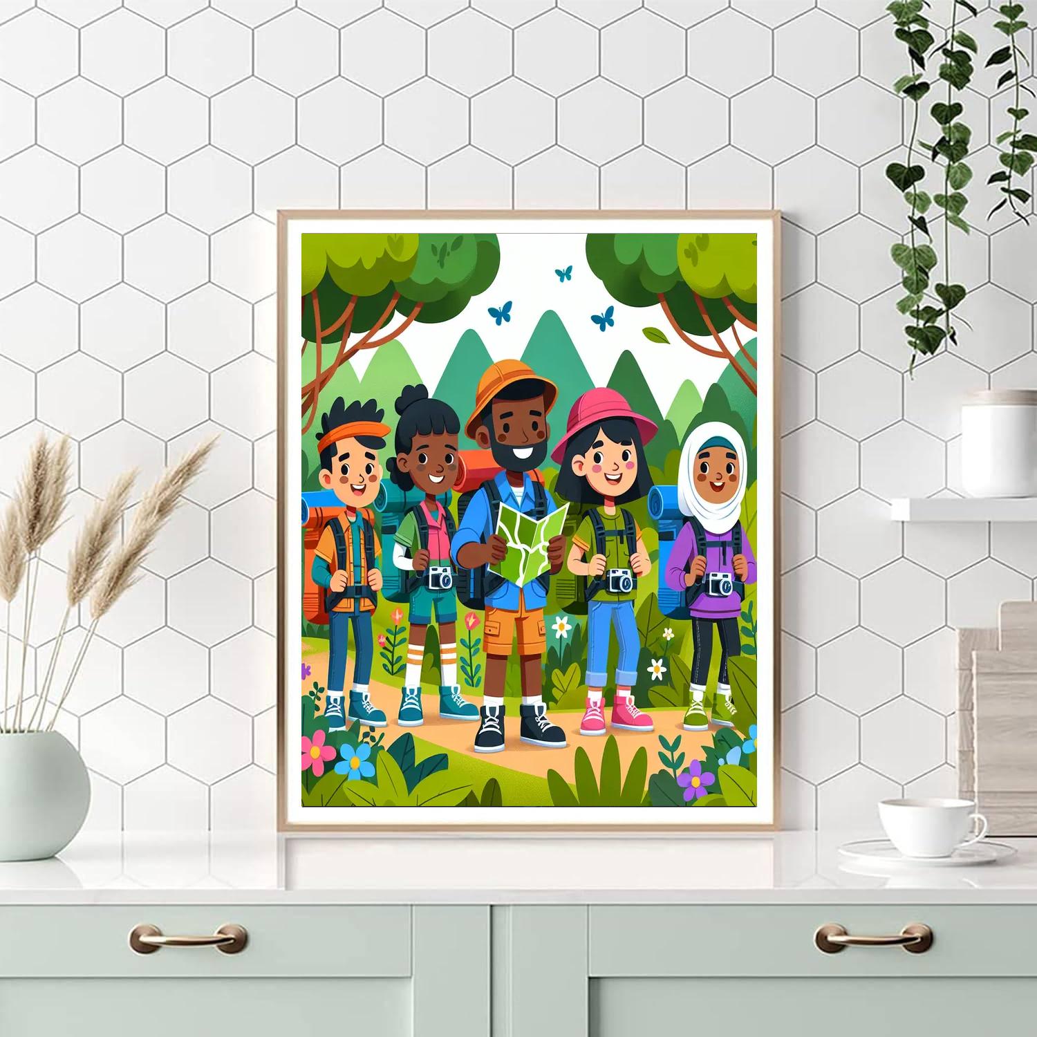 Happy Explorers Paint By Numbers