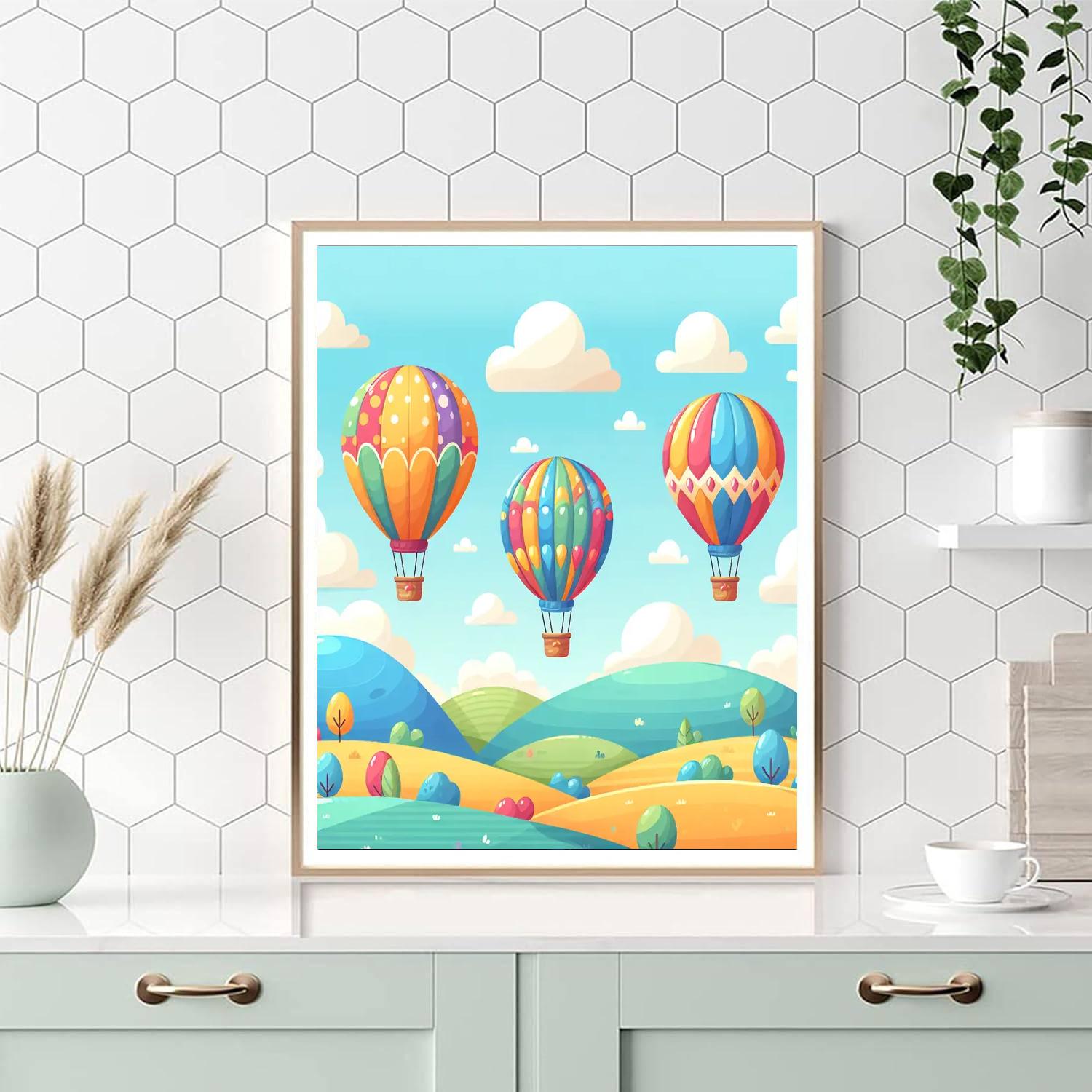 Dreamy Balloon Ride Paint By Numbers Kits