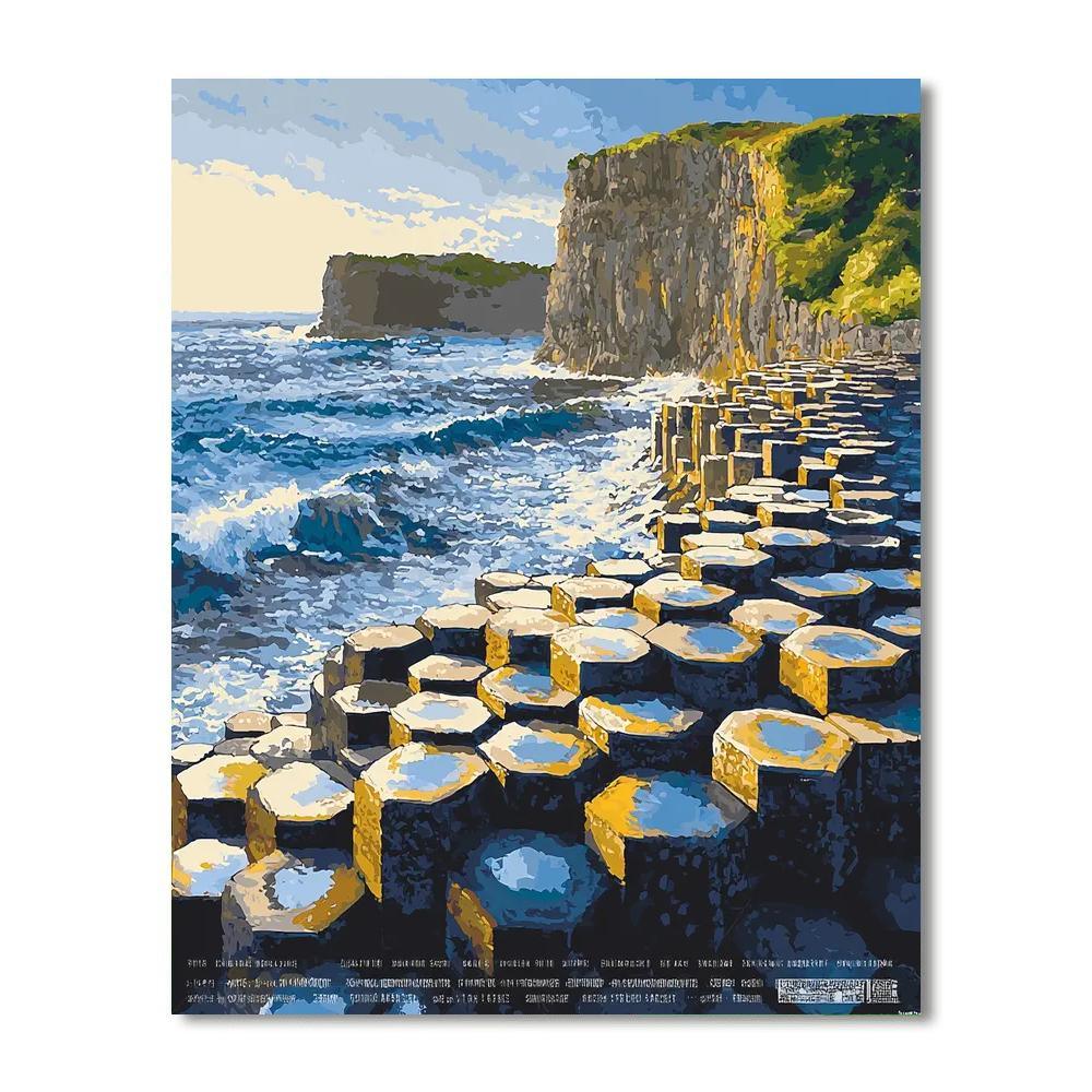 Giant's Causeway - Antrim Painting Number Kit