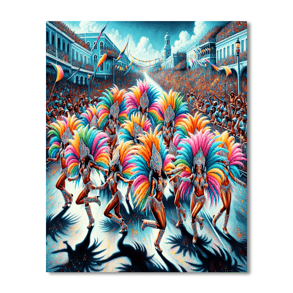 Junkanoo Carnival - Nassau, Bahamas Number Painting