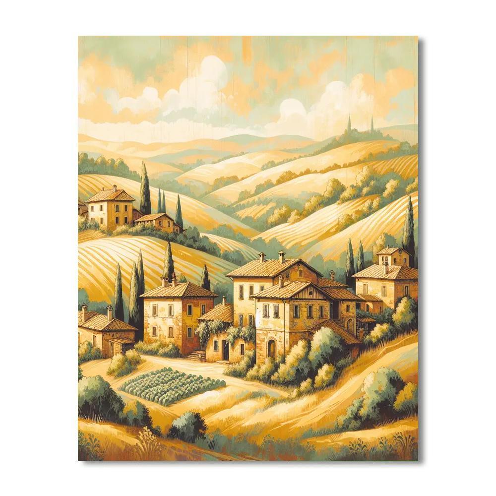 Tuscan Harmony Paint By Numbers Art