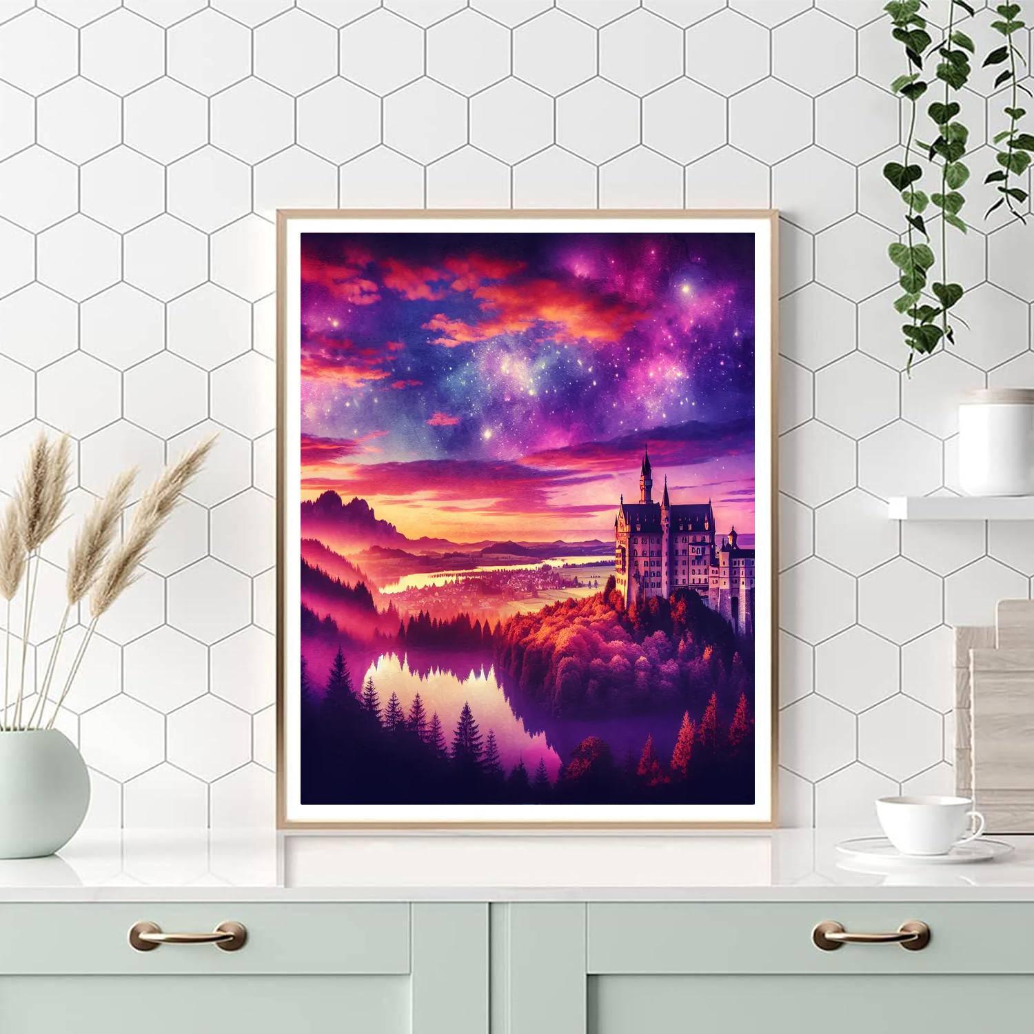 Fairytale Castle Dreams DIY Paint By Numbers