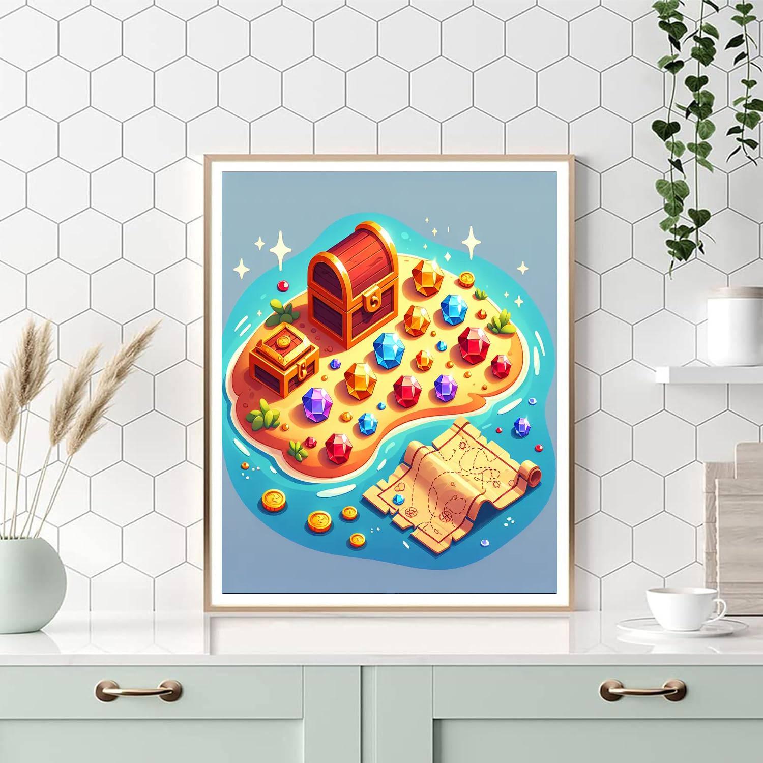 Treasure Trove Paint By Numbers Art