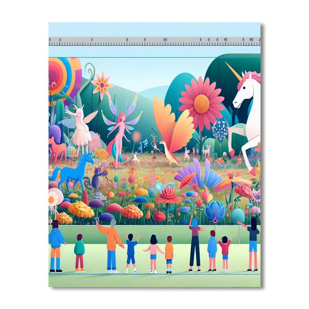 Mystical Garden Adventure Paint By Color