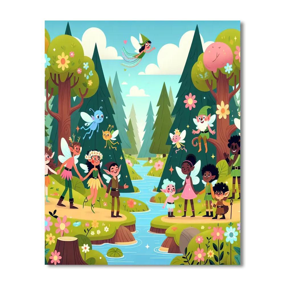 Adventure In The Fairytale Forest Paint By Number