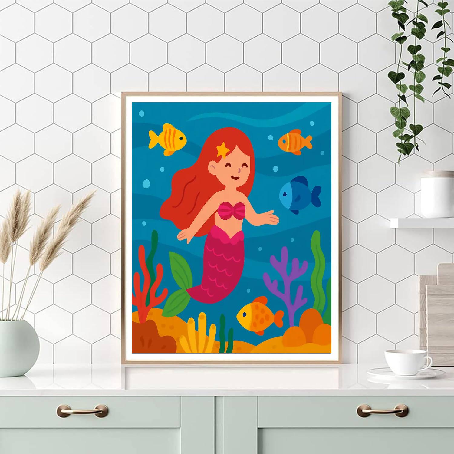 Vibrant Undersea Kingdom Paint By Numbers Kits