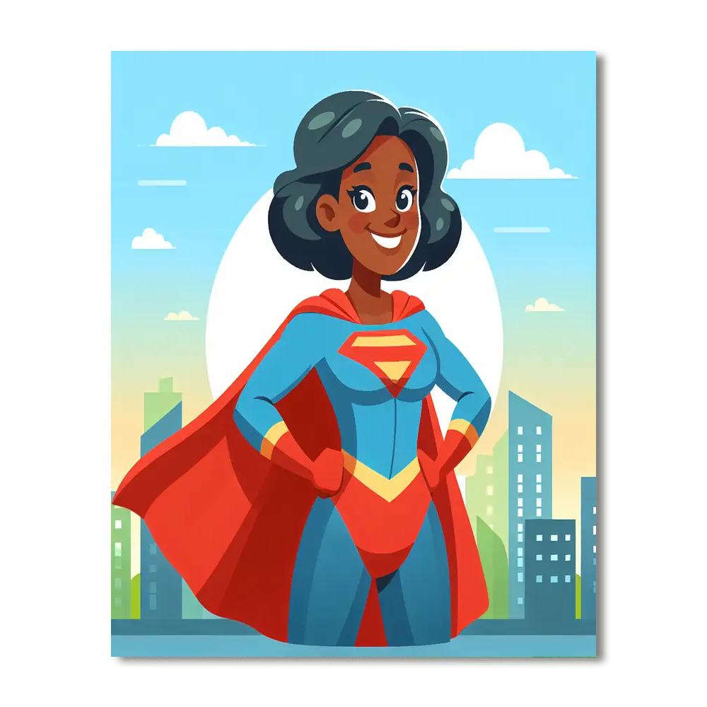 Friendly Neighborhood Superhero Painting By Numbers Kit