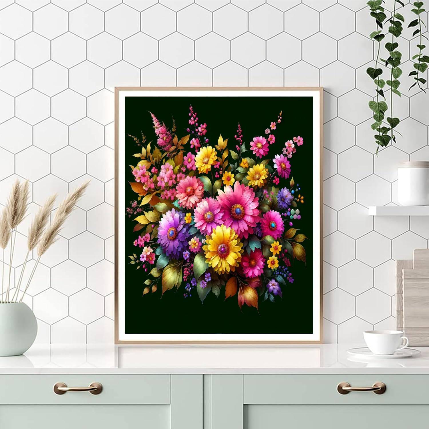Lively Springtime Blossom Numbered Painting Kits