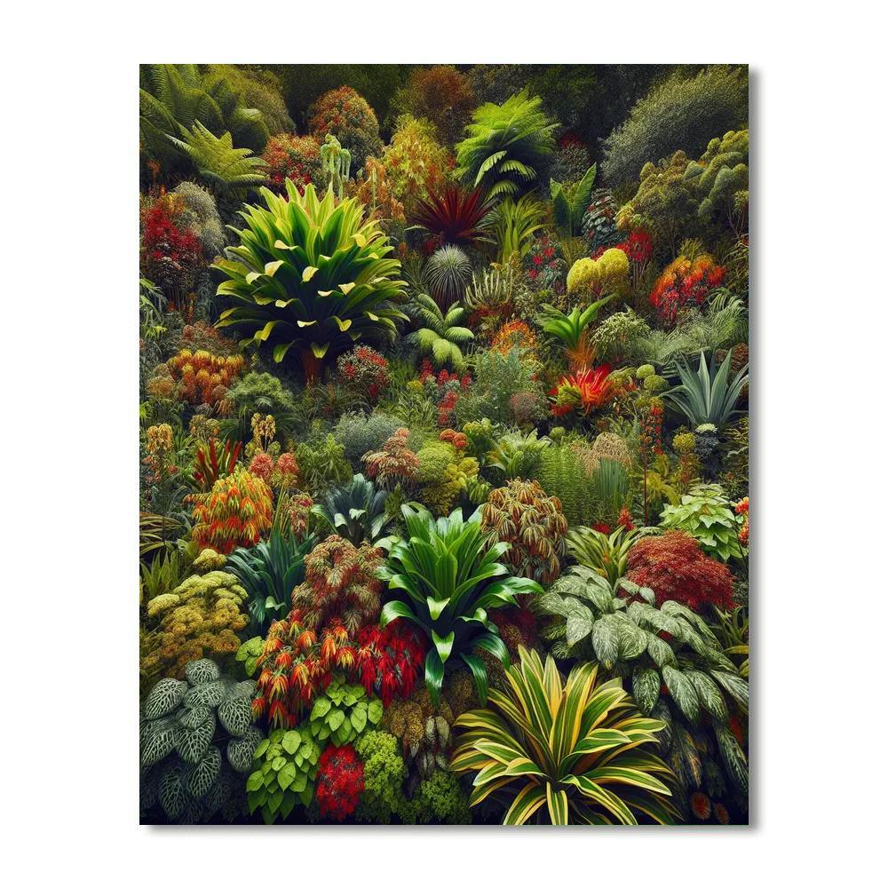 Botanical Garden Paradise Paint By Number