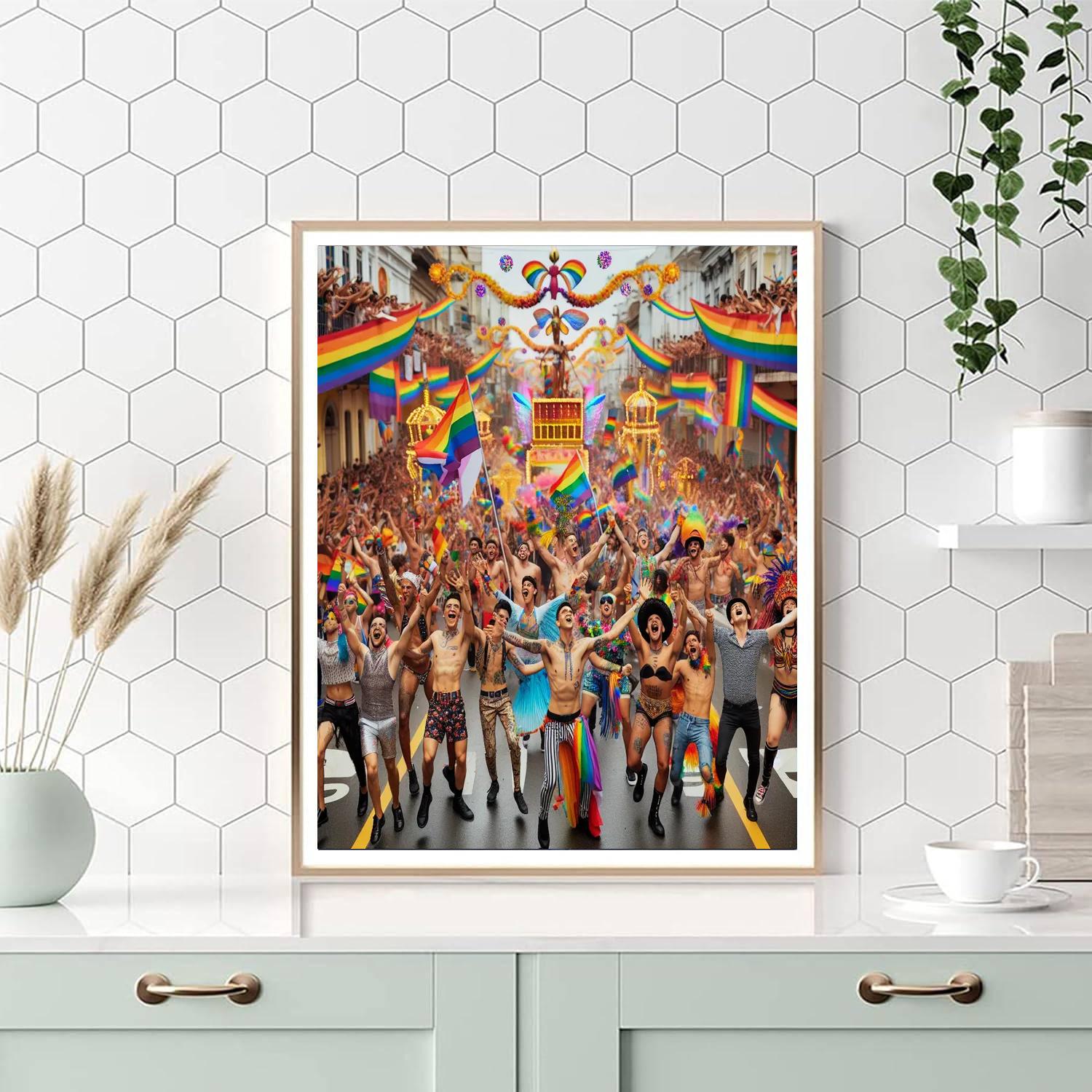 Pride Month Paint By Numbers Art