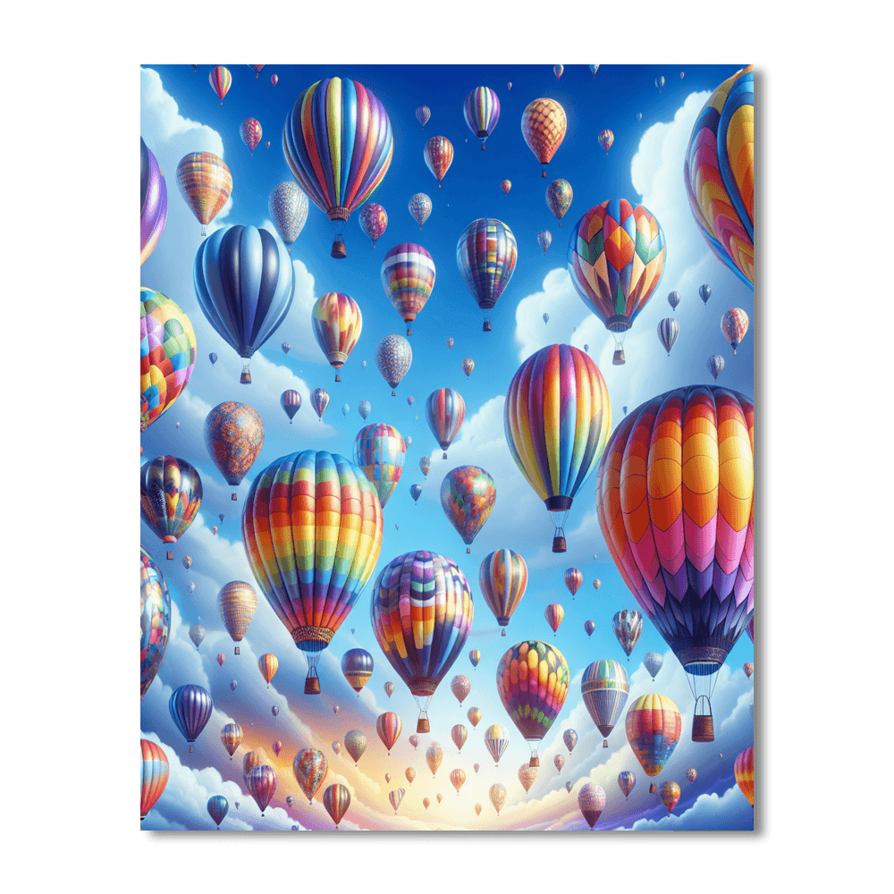 Fantasy Balloon Fiesta Paint By Numbers