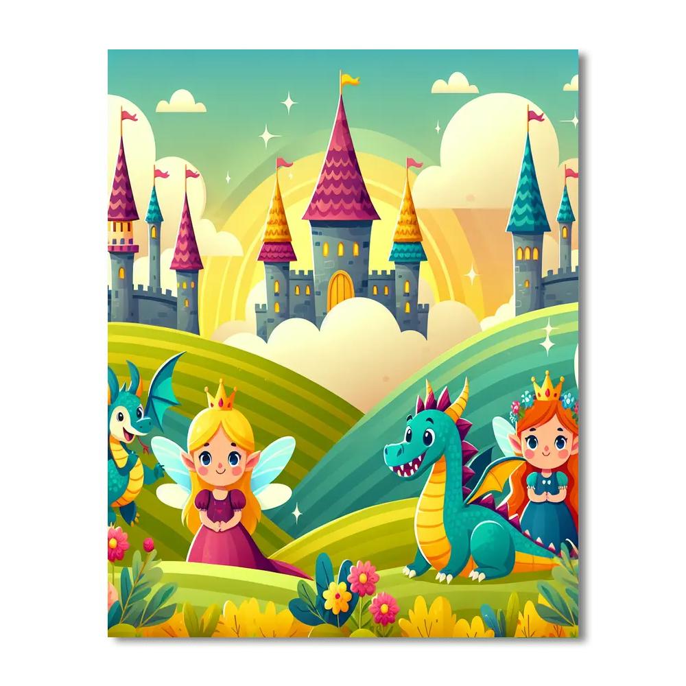 Adventures In A Fairytale Land Numbered Painting Kits
