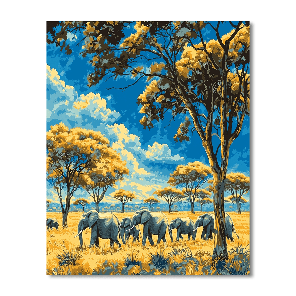 Hwange National Park - Zimbabwe Paint By Numbers