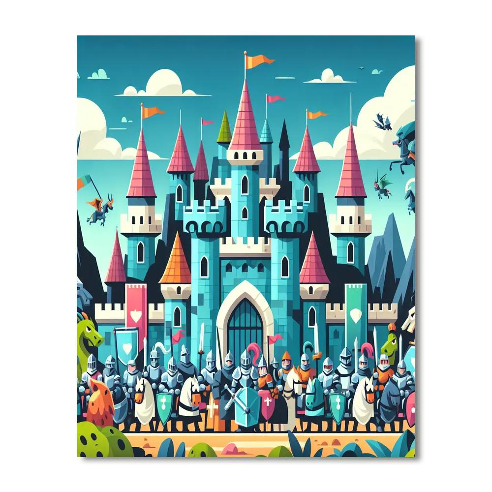 Castle Defender Chronicles DIY Paint By Numbers