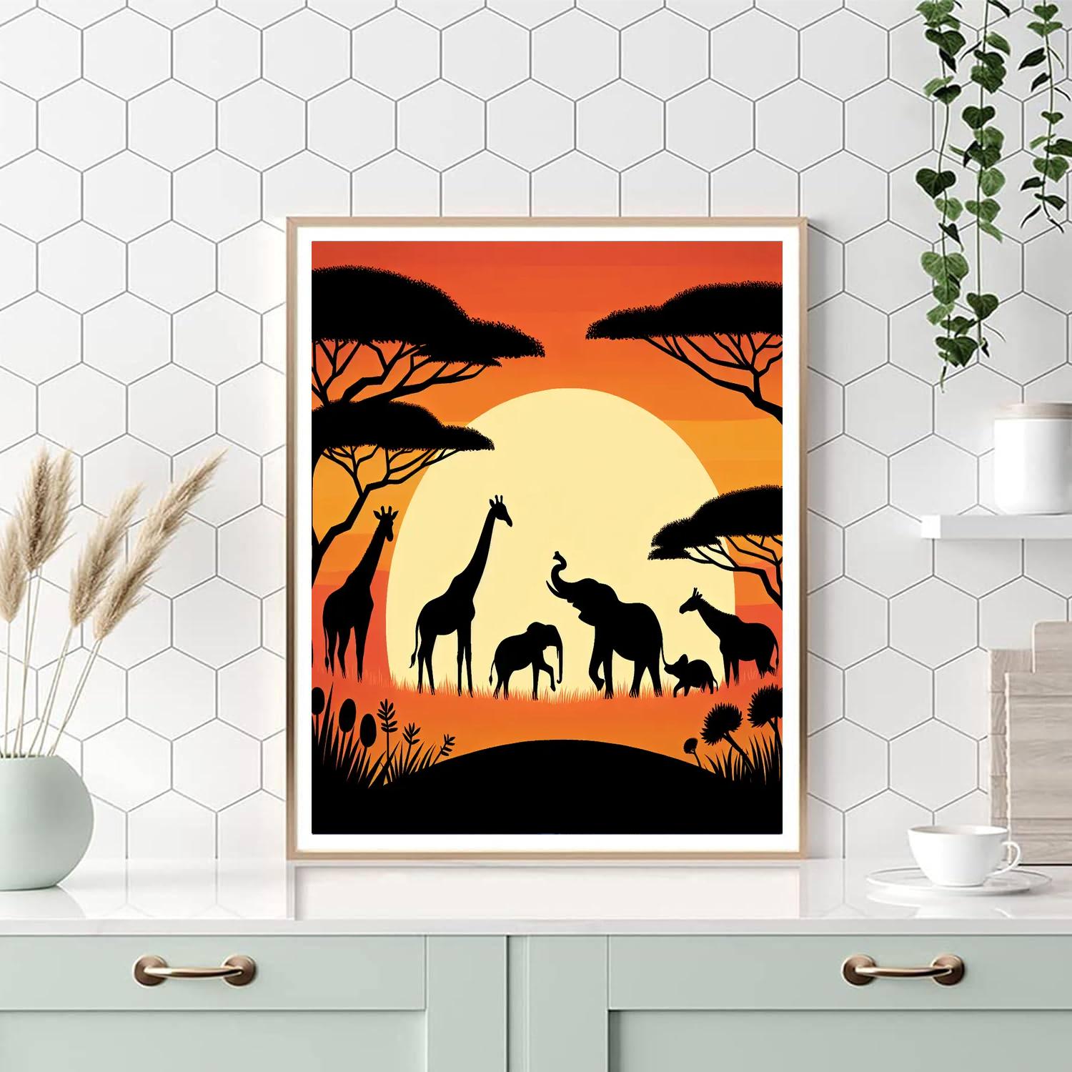 Sunset Safari Experience Paint By Numbers