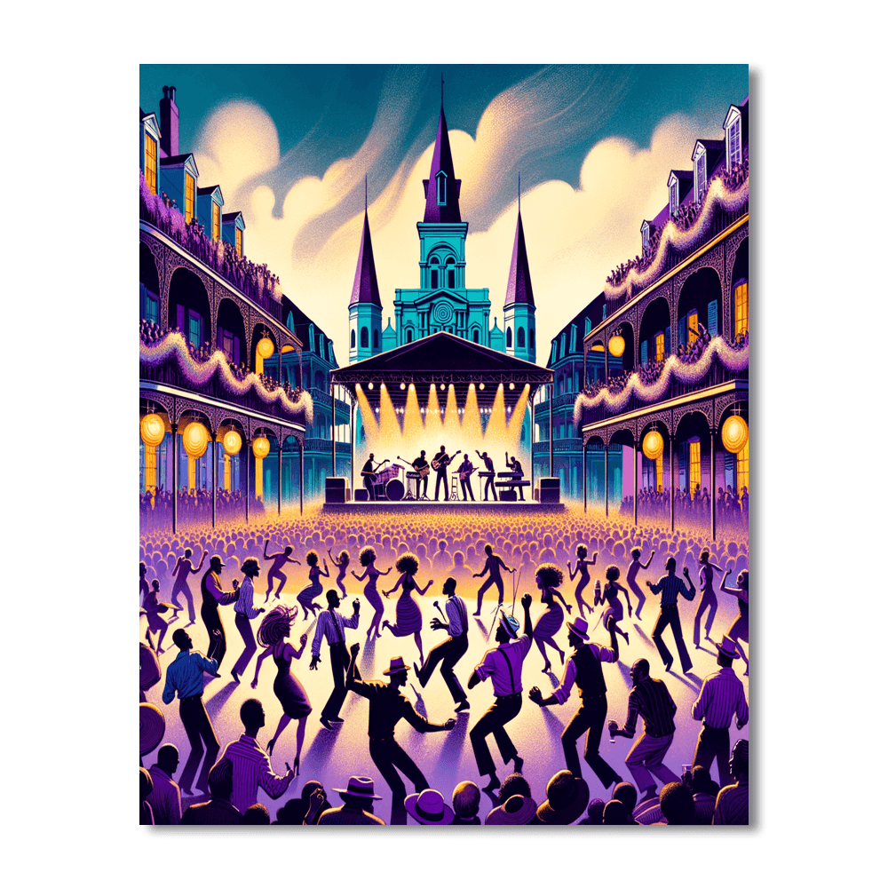 Essence Festival - New Orleans Painting By Numbers Kit