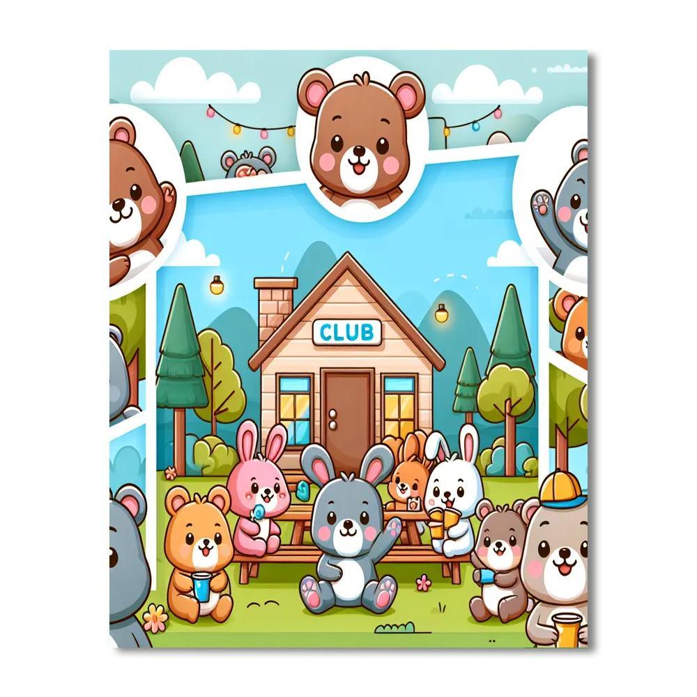 Animal Adventure Club Numbered Painting Kits