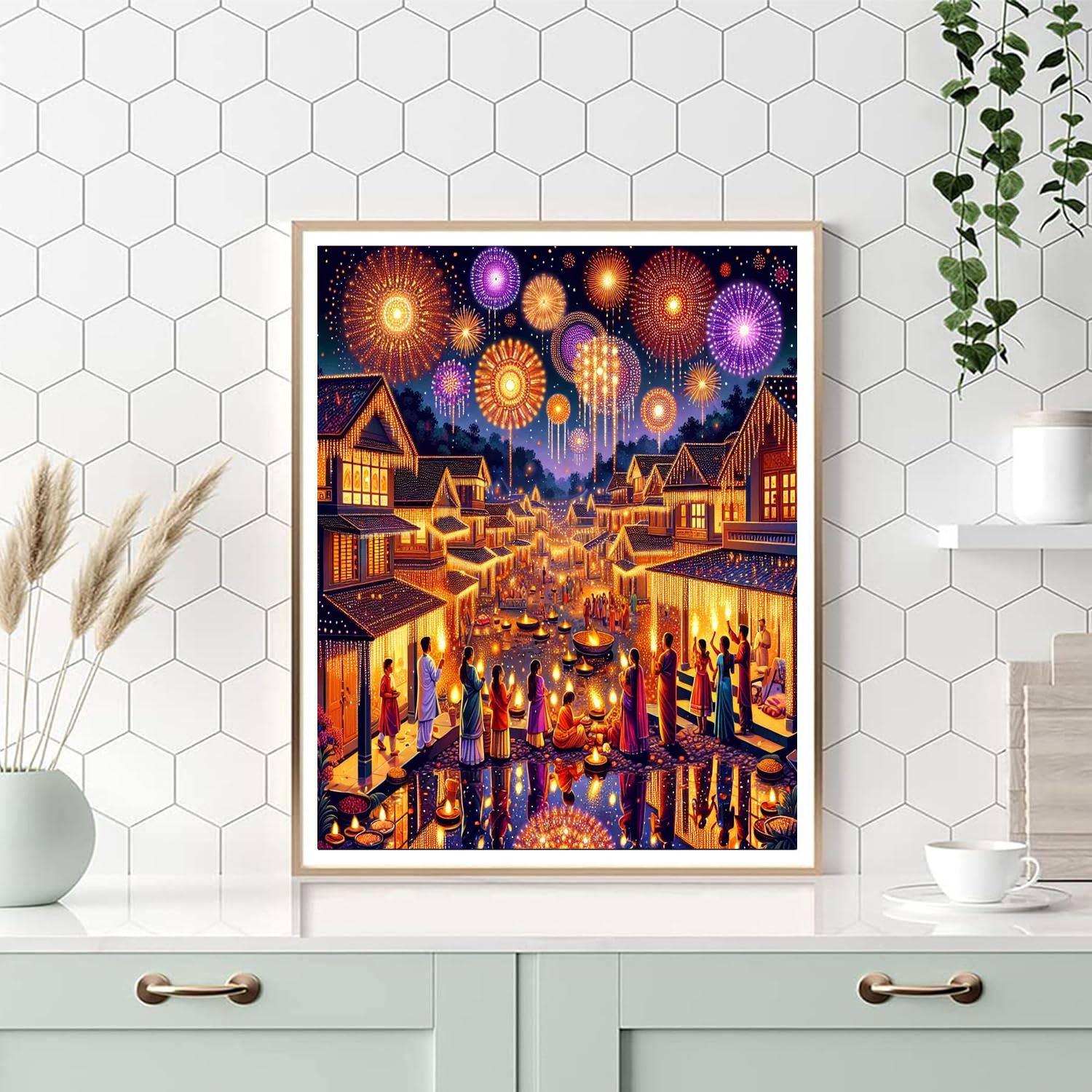 Diwali - Festival Of Lights - India Paint By Color