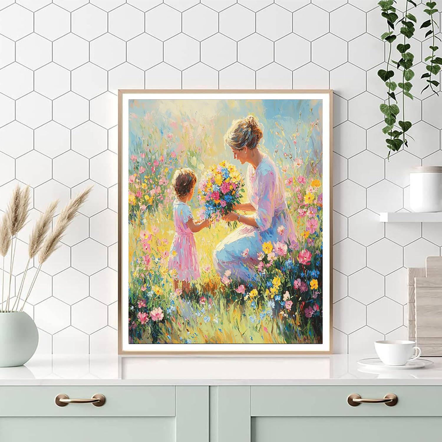 Tender Moments In Bloom Numbered Painting Kits