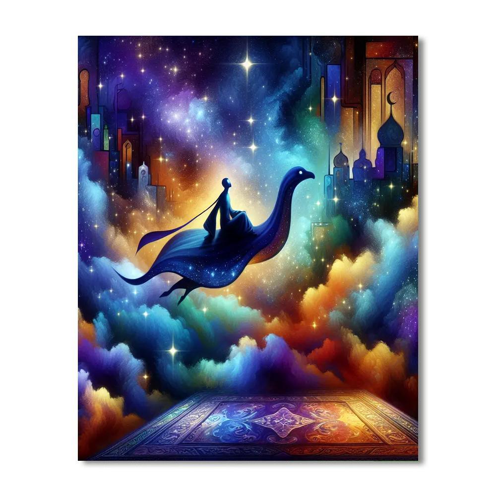 Aladdin's Enchanted Escape Number Painting