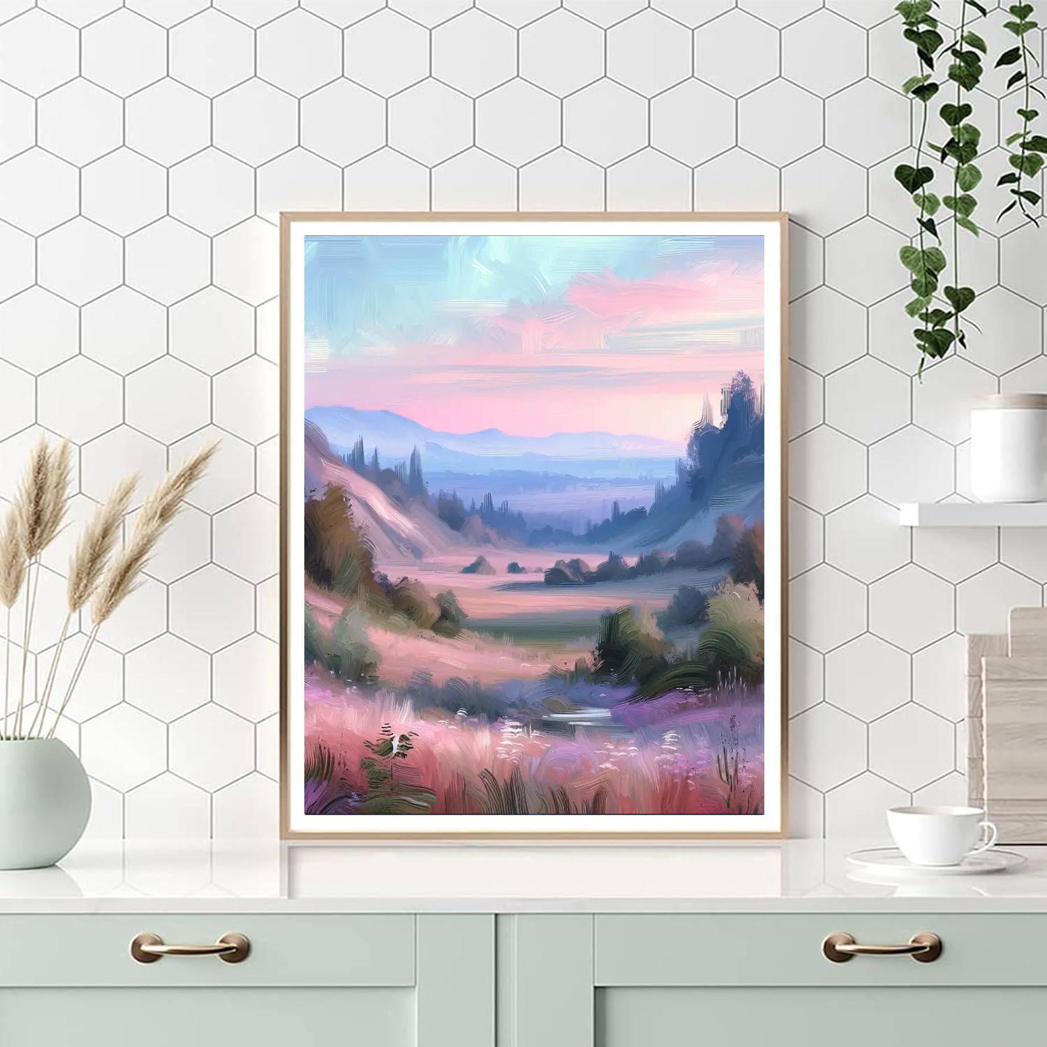 Pastel Wilderness Wonder DIY Paint By Numbers