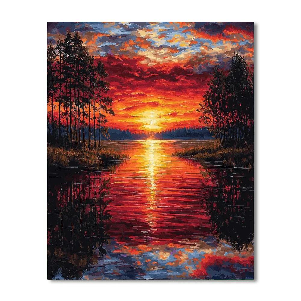 Caravaggio Inspired Reflections Of Silence  Painting By Numbers Kit