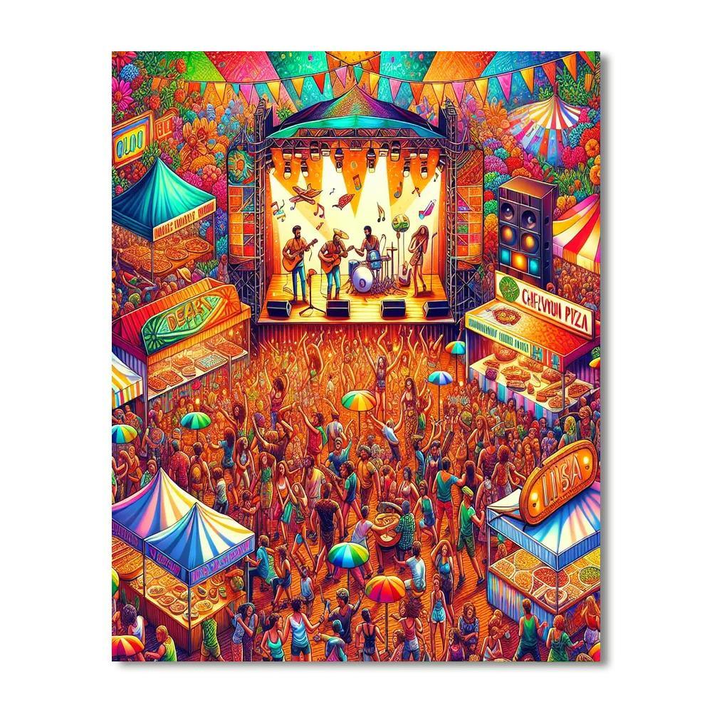 Chicagofest Paint By Numbers Art