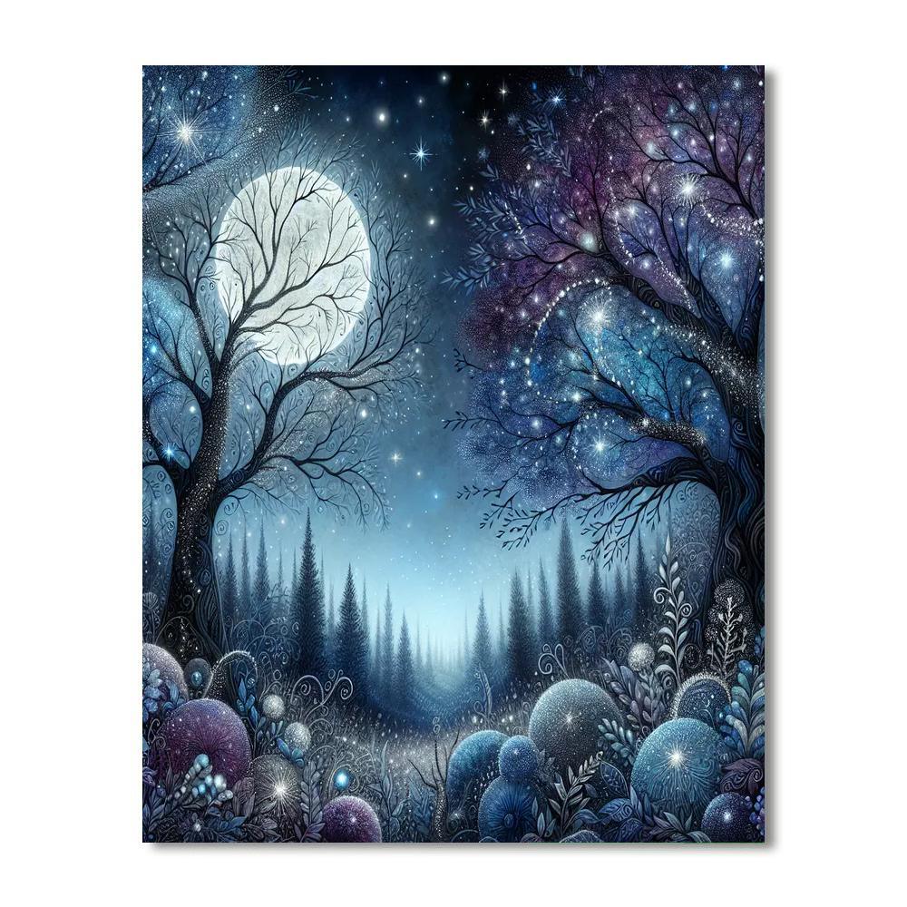 Starlit Fantasy Forest Paint By Numbers Kits