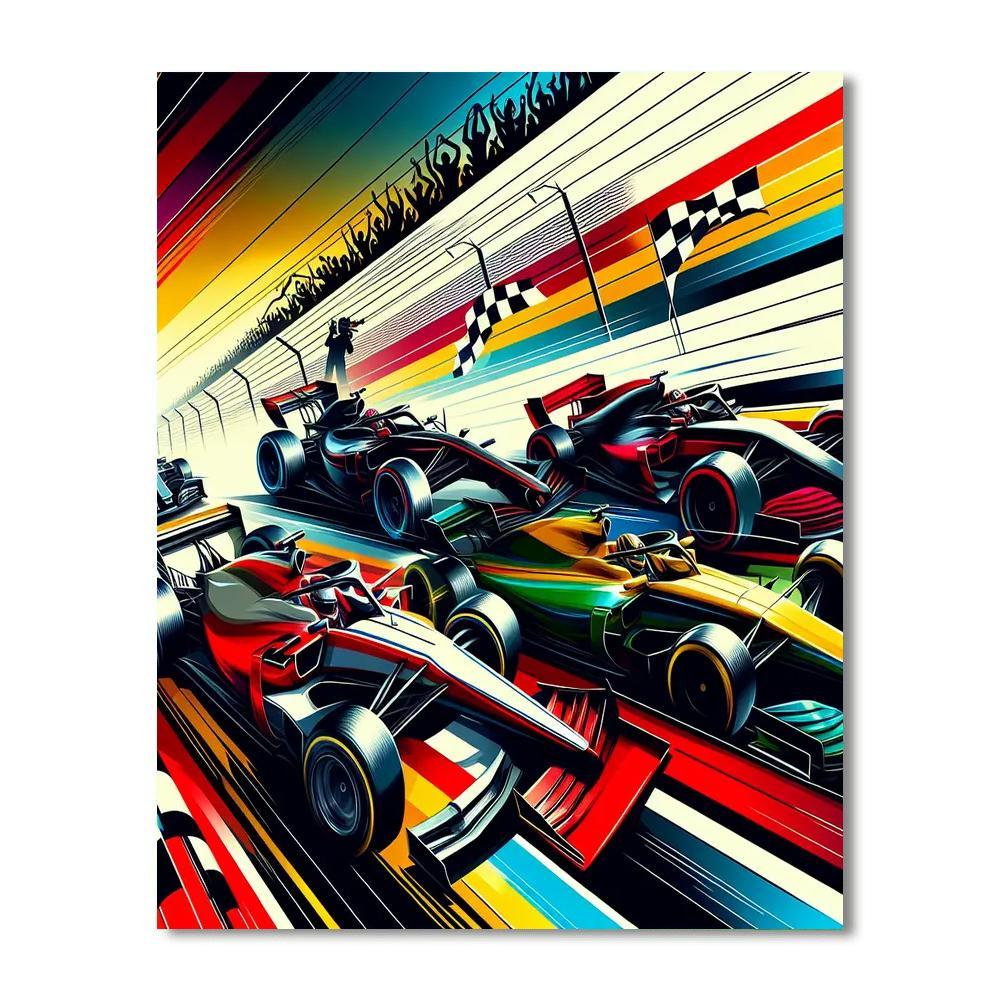 Race To Adventure DIY Paint By Numbers