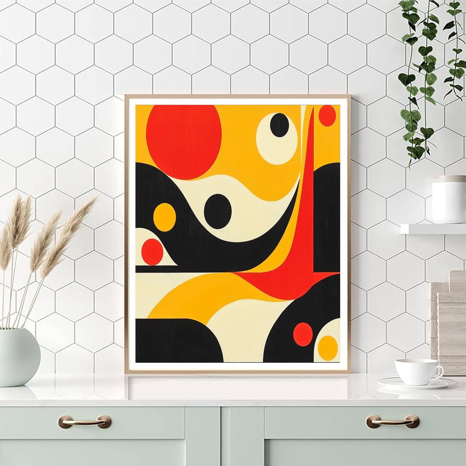 Joan Miró Inspired The Vibrant Journey  Paint By Numbers Art