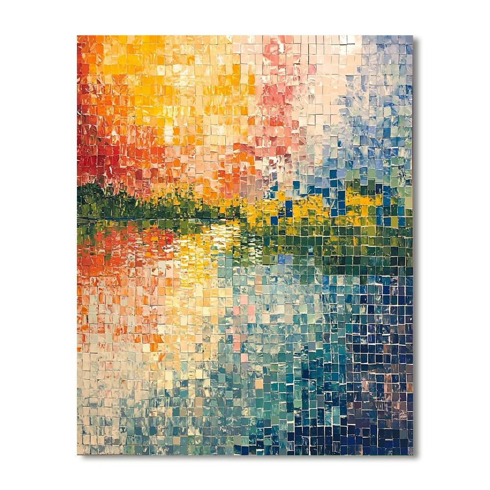 Edgar Degas Inspired Mosaic Of Moments  Paint By Numbers