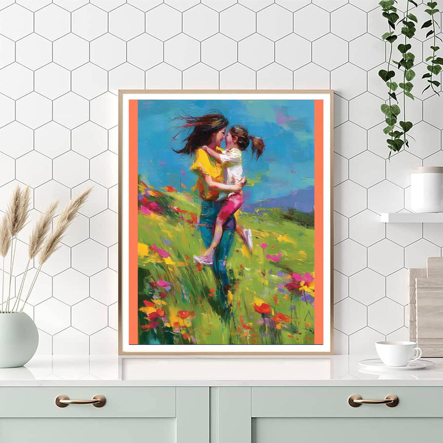 Mommy And Me Number Painting