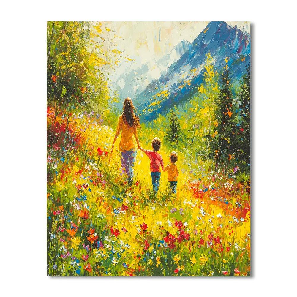 Mothers In Nature Painting By Numbers Kit