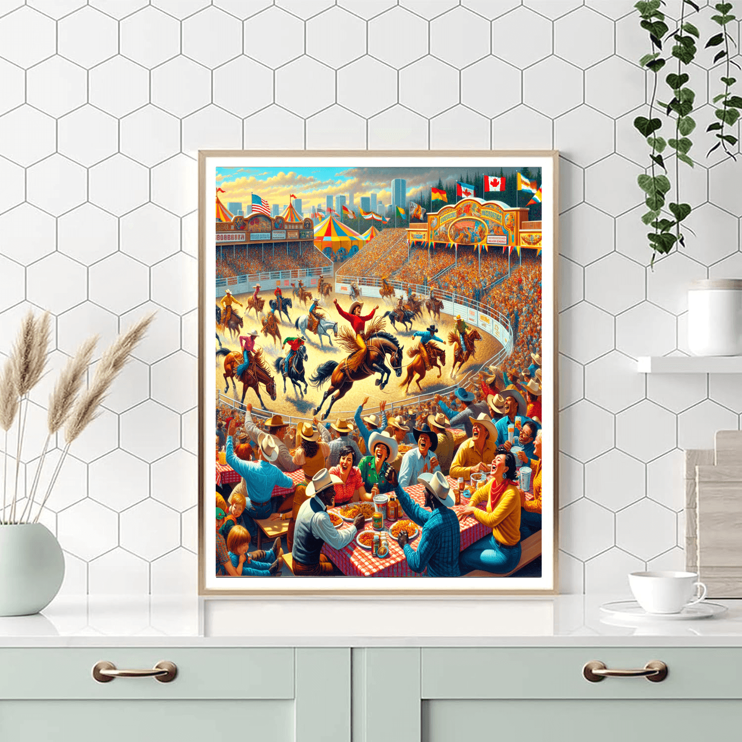 The Calgary Stampede Number Painting