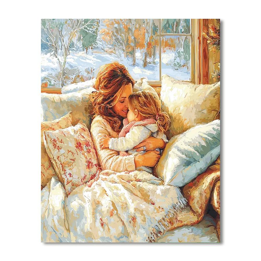 A Cozy Cuddle Paint By Numbers