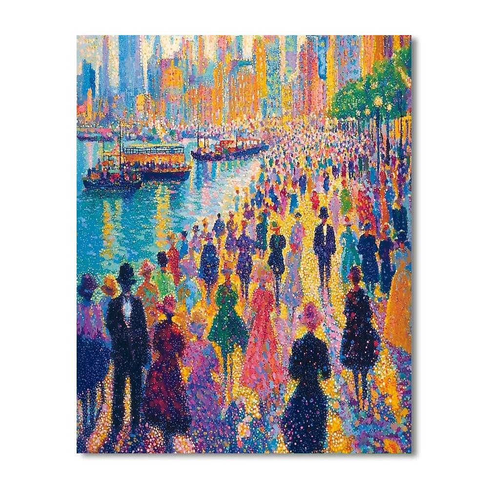 Georges Seurat Inspired Vivid Dreams  Numbered Painting Kits