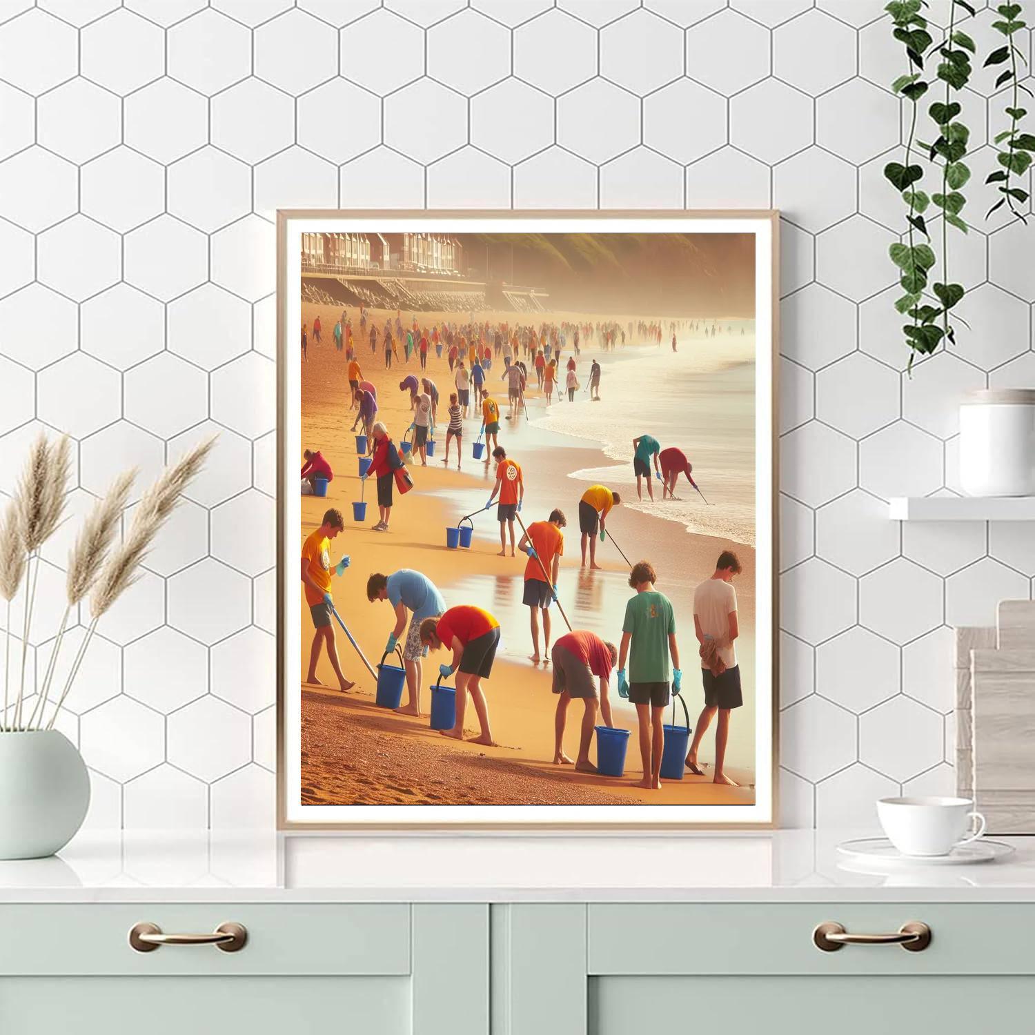 The Great British Beach Clean Numbered Painting Kits