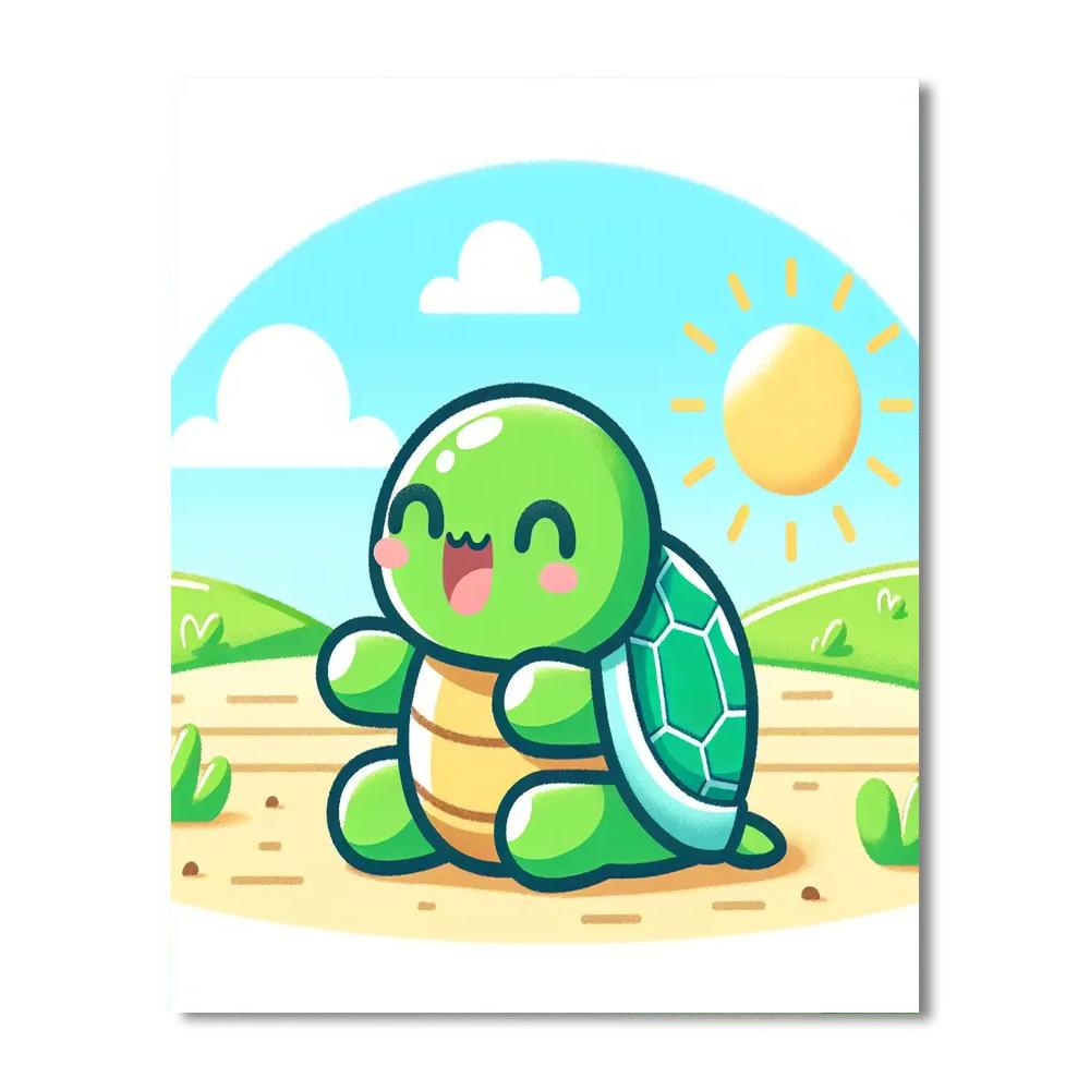 Giggling Tortoise Numbered Painting Kits