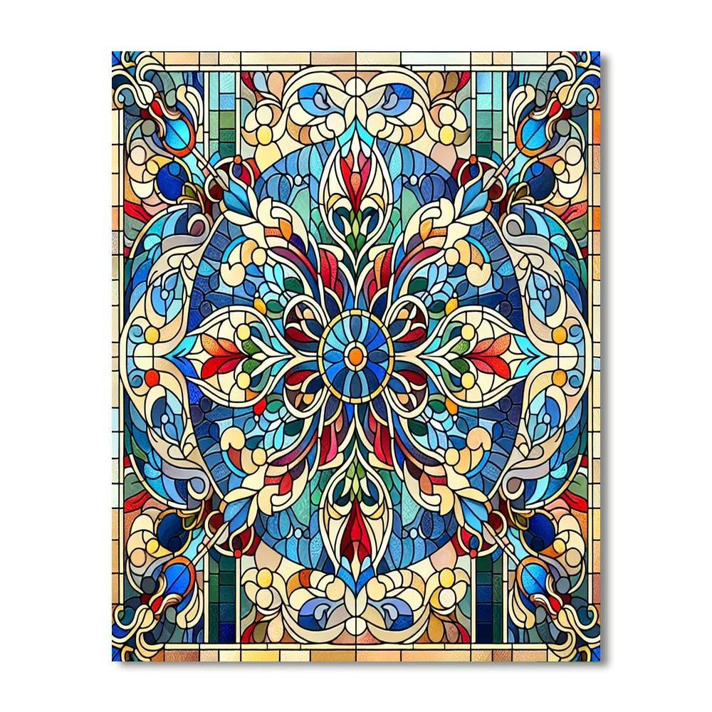 Stained Glass Elegance Paint By Color
