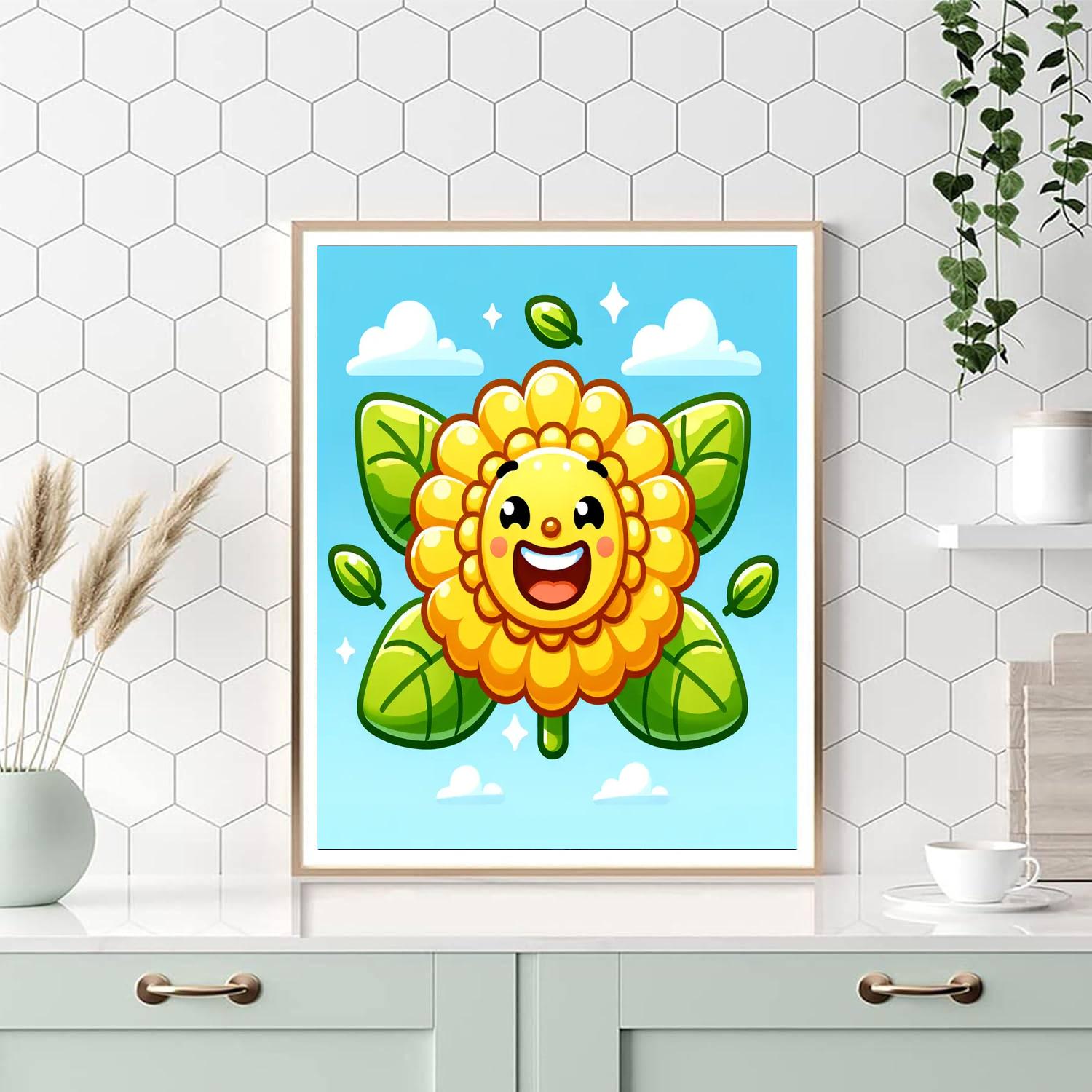 Merry Marigold Paint By Numbers Art