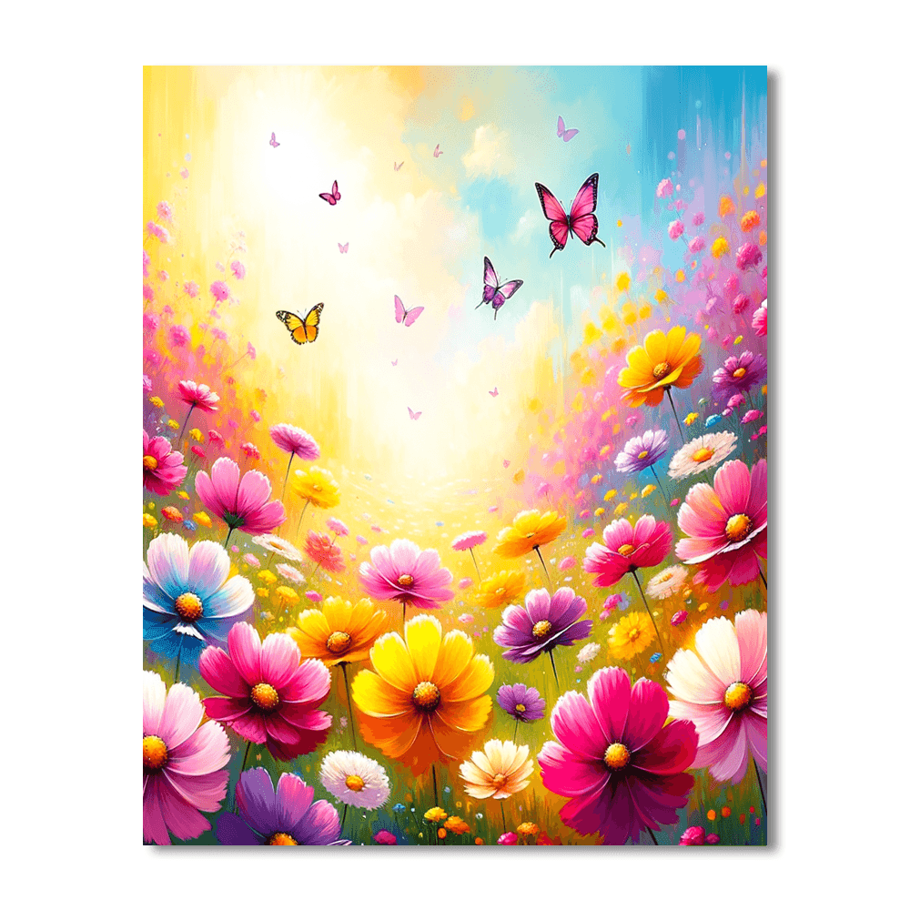 Breezy Summer Meadow Paint By Number