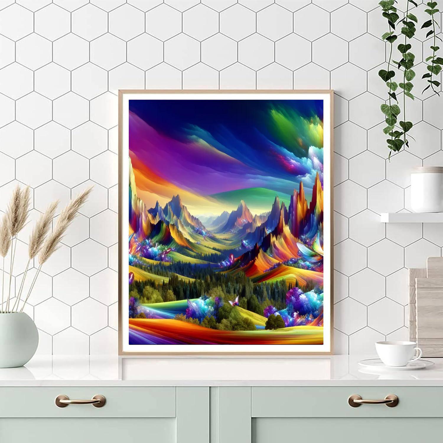 Fantastic Fantasy Landscape Paint By Numbers Kits