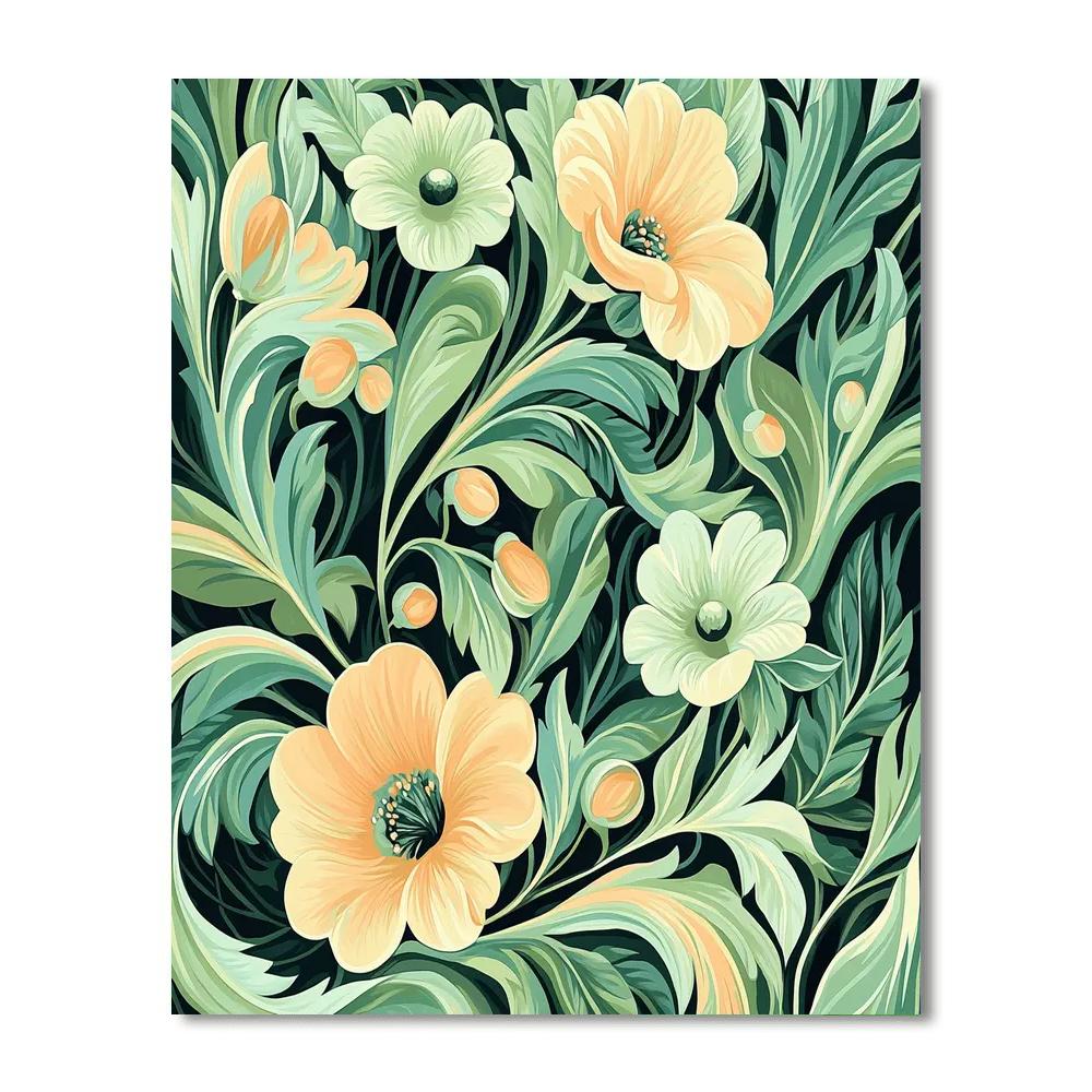 Alphonse Mucha Inspired Enchanted Petals  Paint By Numbers Kits