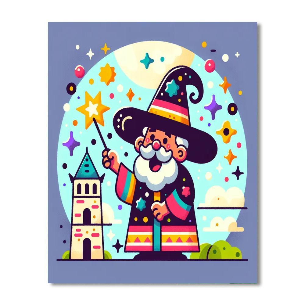 Mystical Wizard World Paint By Numbers Kits